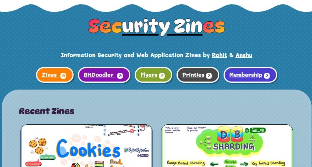 موقع Security Zines