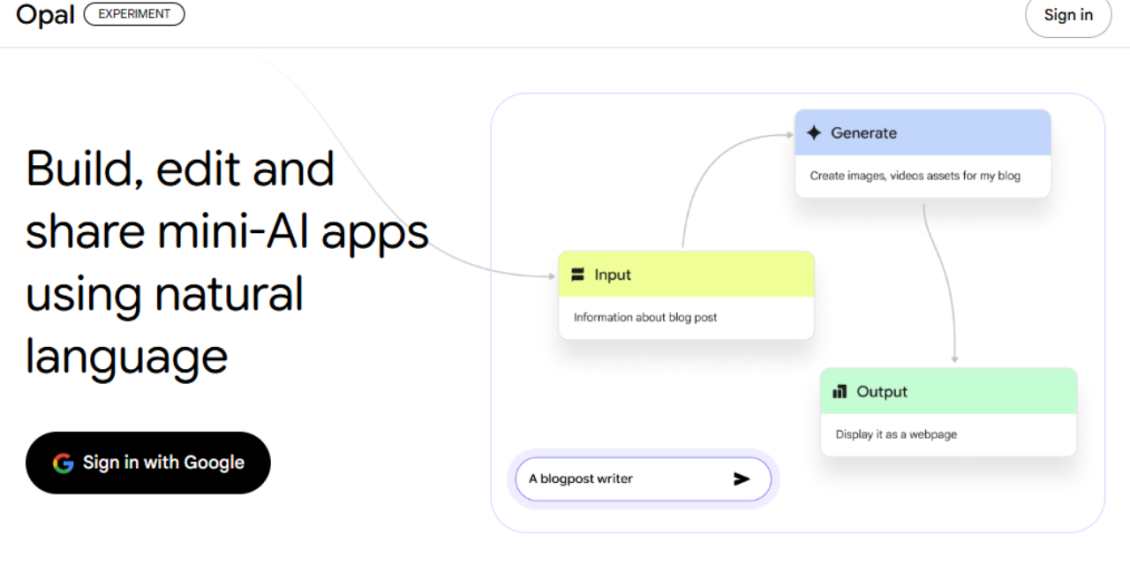 أداة OPAL من جوجل