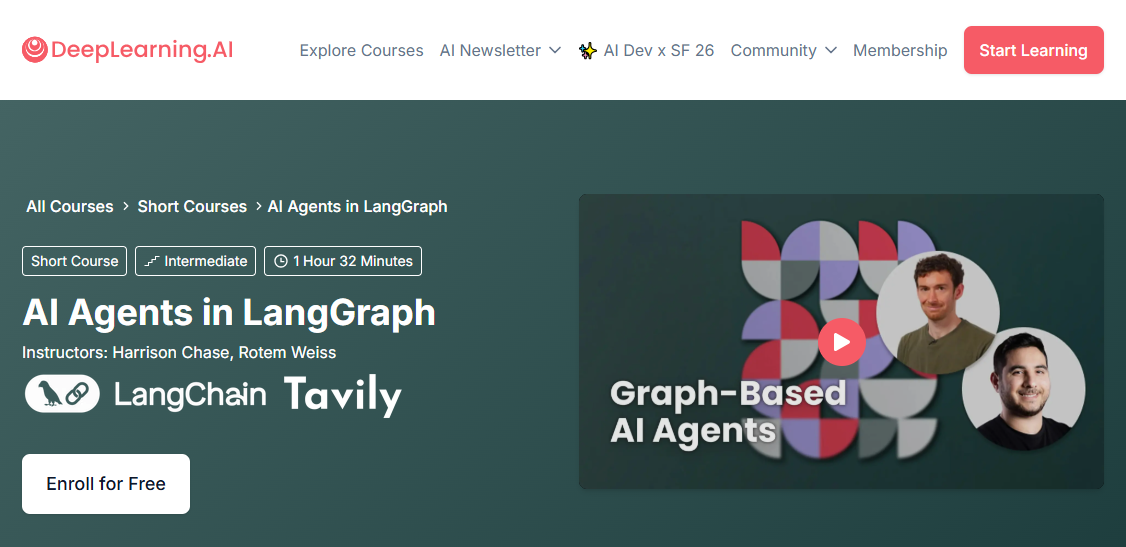 كورسات تعلم AI Agents